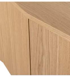 Stolik pod TV ZUMA 200 cm drewno dębu naturalna