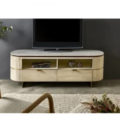 Stolik TV ATERIUM 145 cm drewno mango