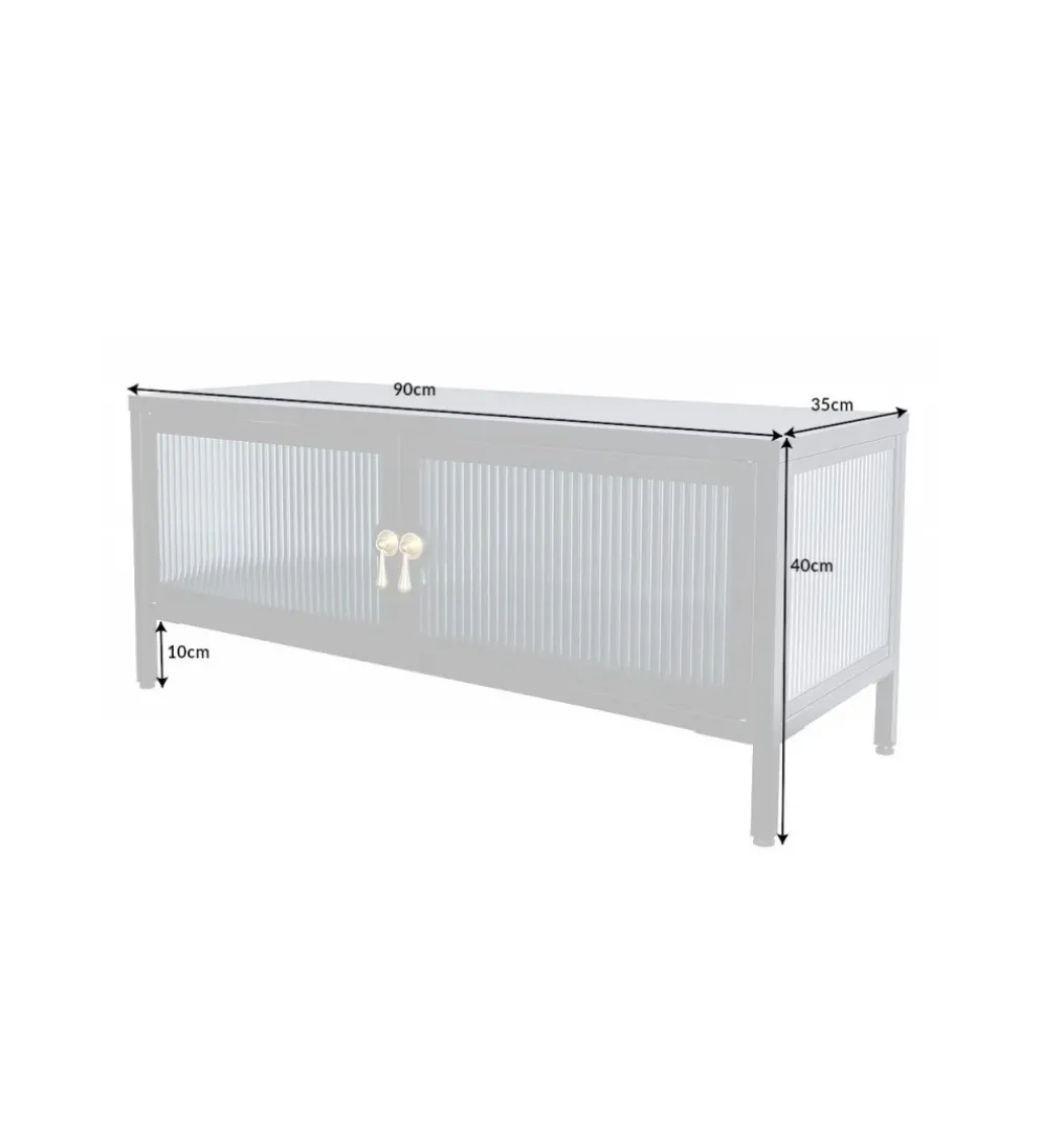 Stolik TV OLIMPIA II 90 cm czarny