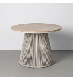 Stół OROTENA 100 cm naturalny biały