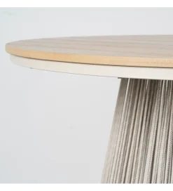 Stół OROTENA 100 cm naturalny biały