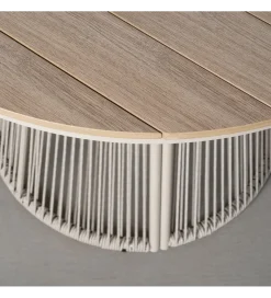 Stół OROTENA 100 cm naturalny biały