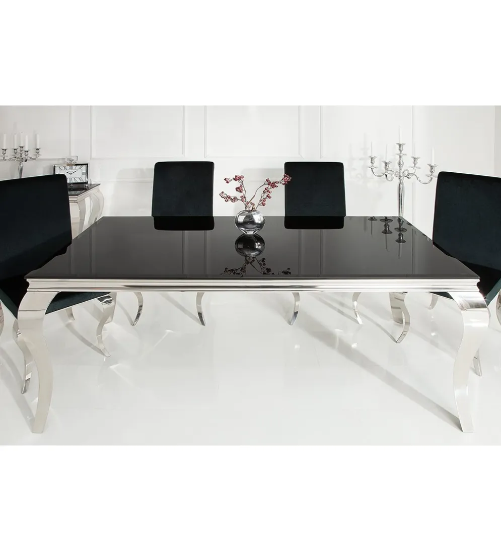 Stół OXANA Modern Barock 200 cm czarny
