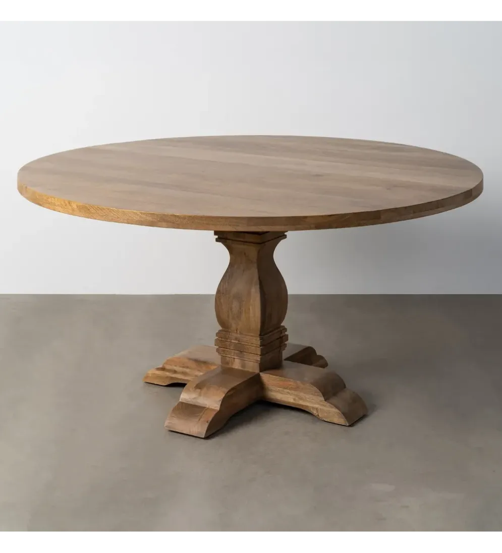 Stół POKERY 150 cm drewno mango naturalny