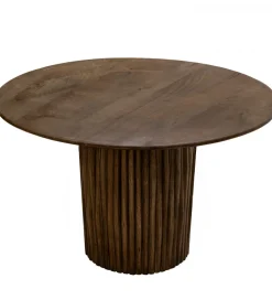 Stół RACTA 120 cm drewno mango brązowy