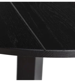 Stół RHONDA 129 cm czarny