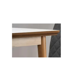 Stół rozkładany BARRET 90 cm - 190 cm biały