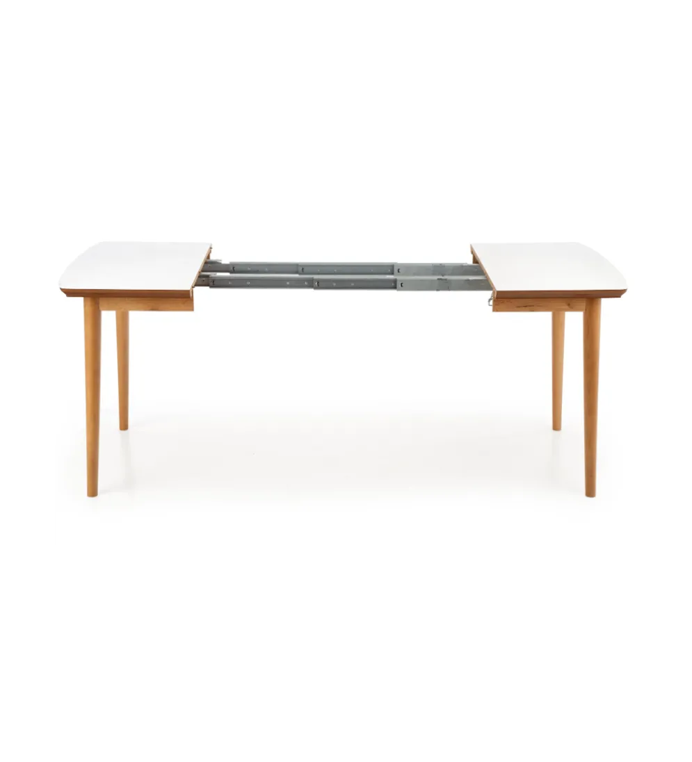 Stół rozkładany BARRET 90 cm - 190 cm biały
