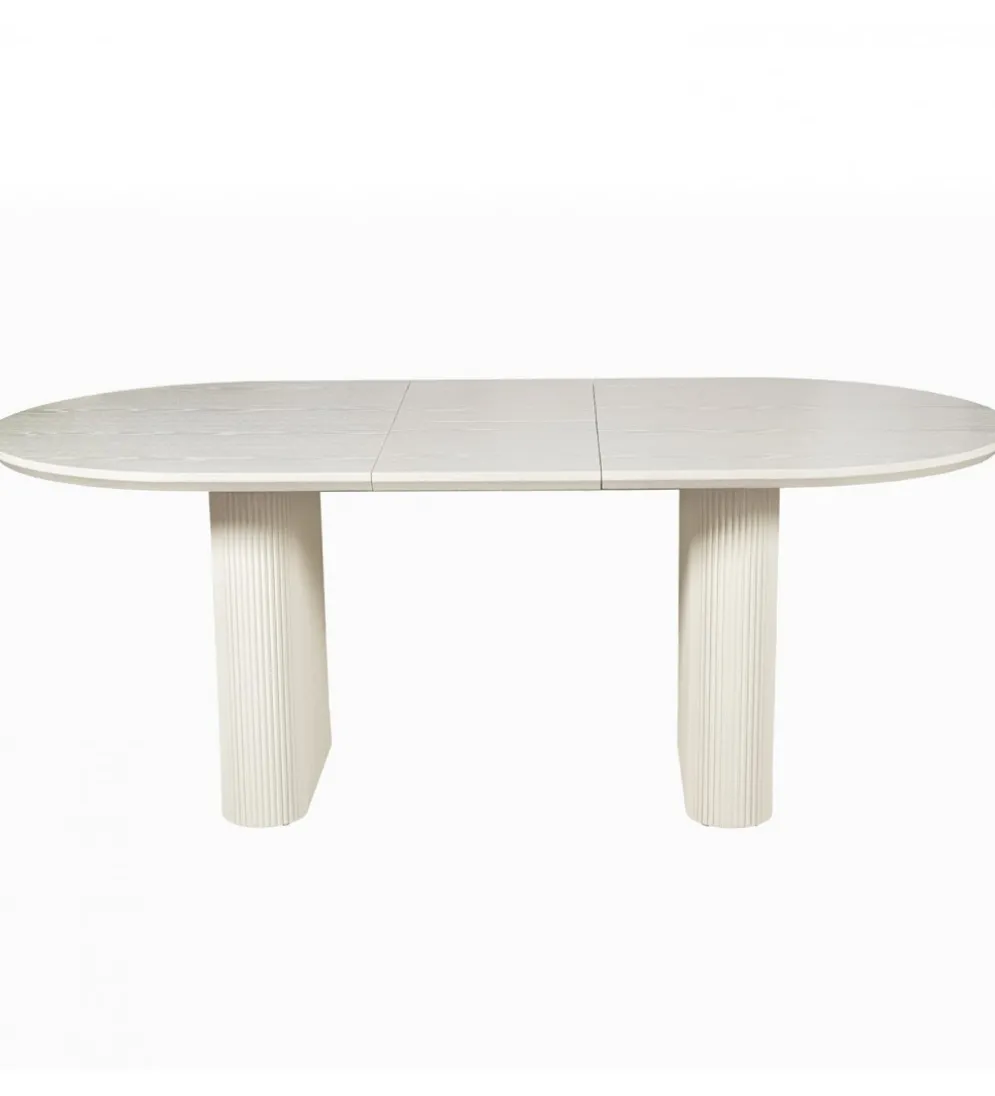 Stół rozkładany COMEDOR od 160 cm do 200 cm beżowy