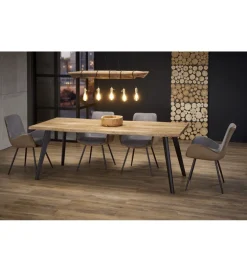 Stół rozkładany DICKSON 150 cm - 210 cm w optyce dąb naturalny