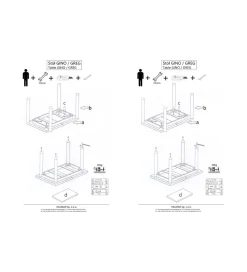 Stół rozkładany GINO 100 cm - 135 cm biały