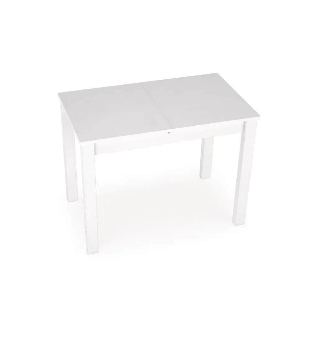 Stół rozkładany GINO 100 cm - 135 cm biały