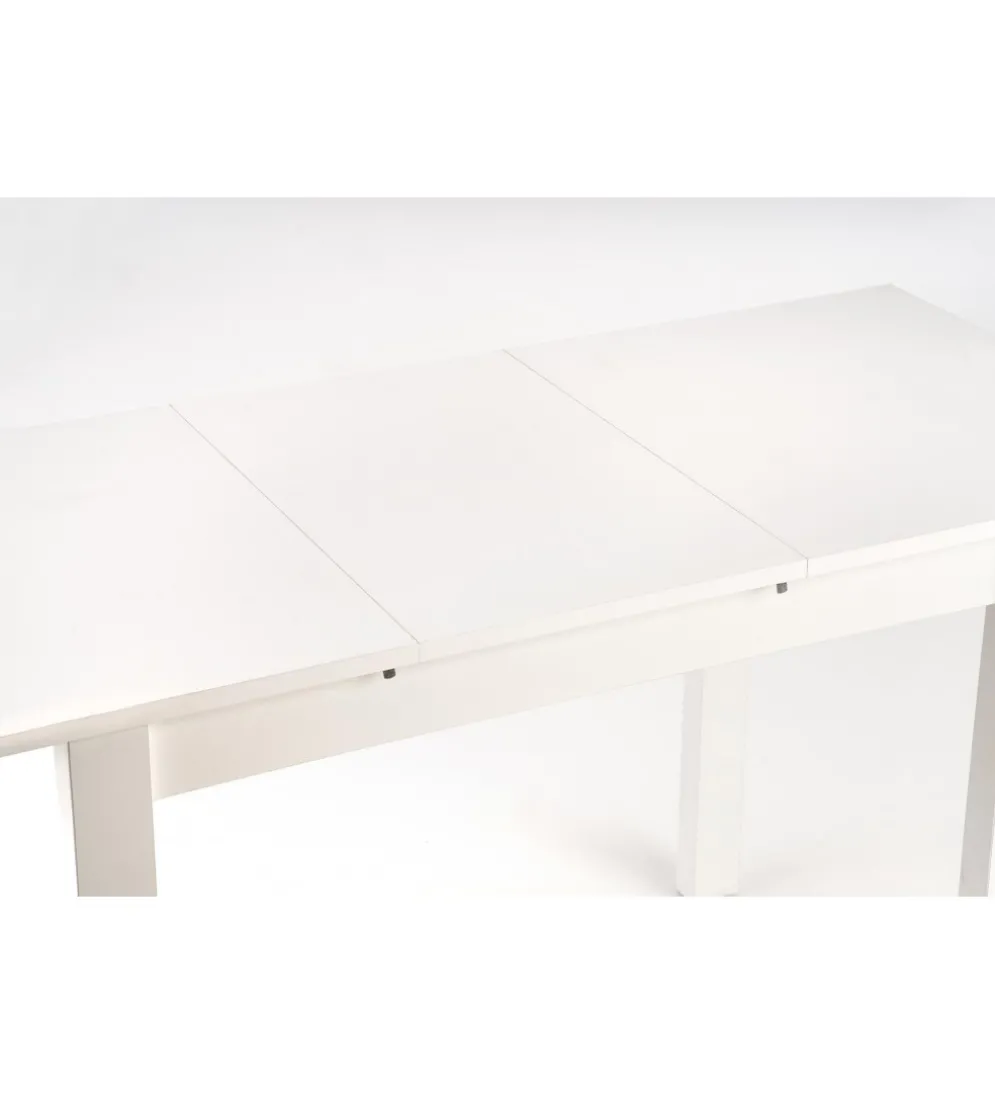 Stół rozkładany GINO 100 cm - 135 cm biały