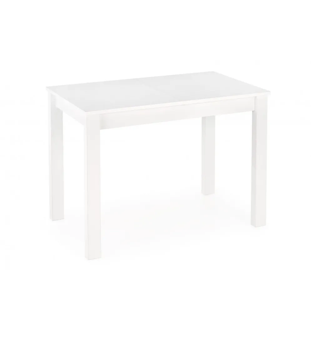 Stół rozkładany GINO 100 cm - 135 cm biały