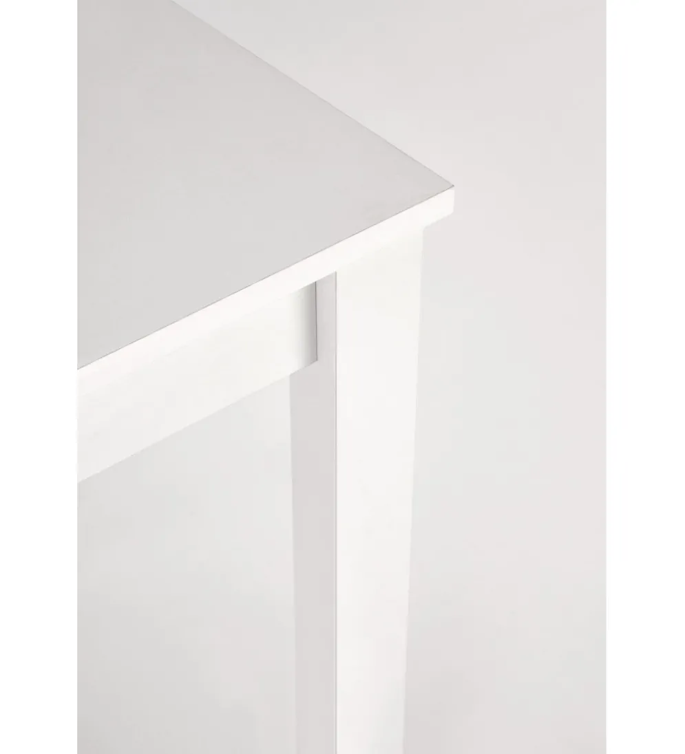 Stół rozkładany GINO 100 cm - 135 cm biały