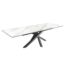 Stół rozkładany MONTREAL Marvelous 180 Cm - 220 Cm - 260 cm Ceramika W Optyce białego Marmuru