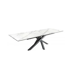Stół rozkładany MONTREAL Marvelous 180 Cm - 220 Cm - 260 cm Ceramika W Optyce białego Marmuru