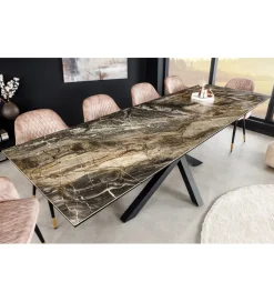 Stół Rozkładany MONTREAL Marvelous 180 Cm - 220 Cm - 260 Cm Ceramika W Optyce Marmuru