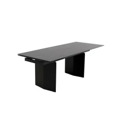 Stół rozkładany NOVEL 180 cm -220 cm - 260 cm ceramika w optyce czarnego marmuru