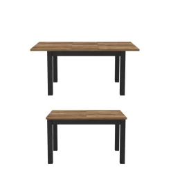 Stół rozkładany OLIN WM 130 cm - 175 cm w optyce świerku Appenzeller