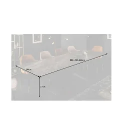 Stół Rozkładany ONTARIO Euphoria180 Cm - 220 Cm - 260 Cm Ceramika W Optyce Marmuru