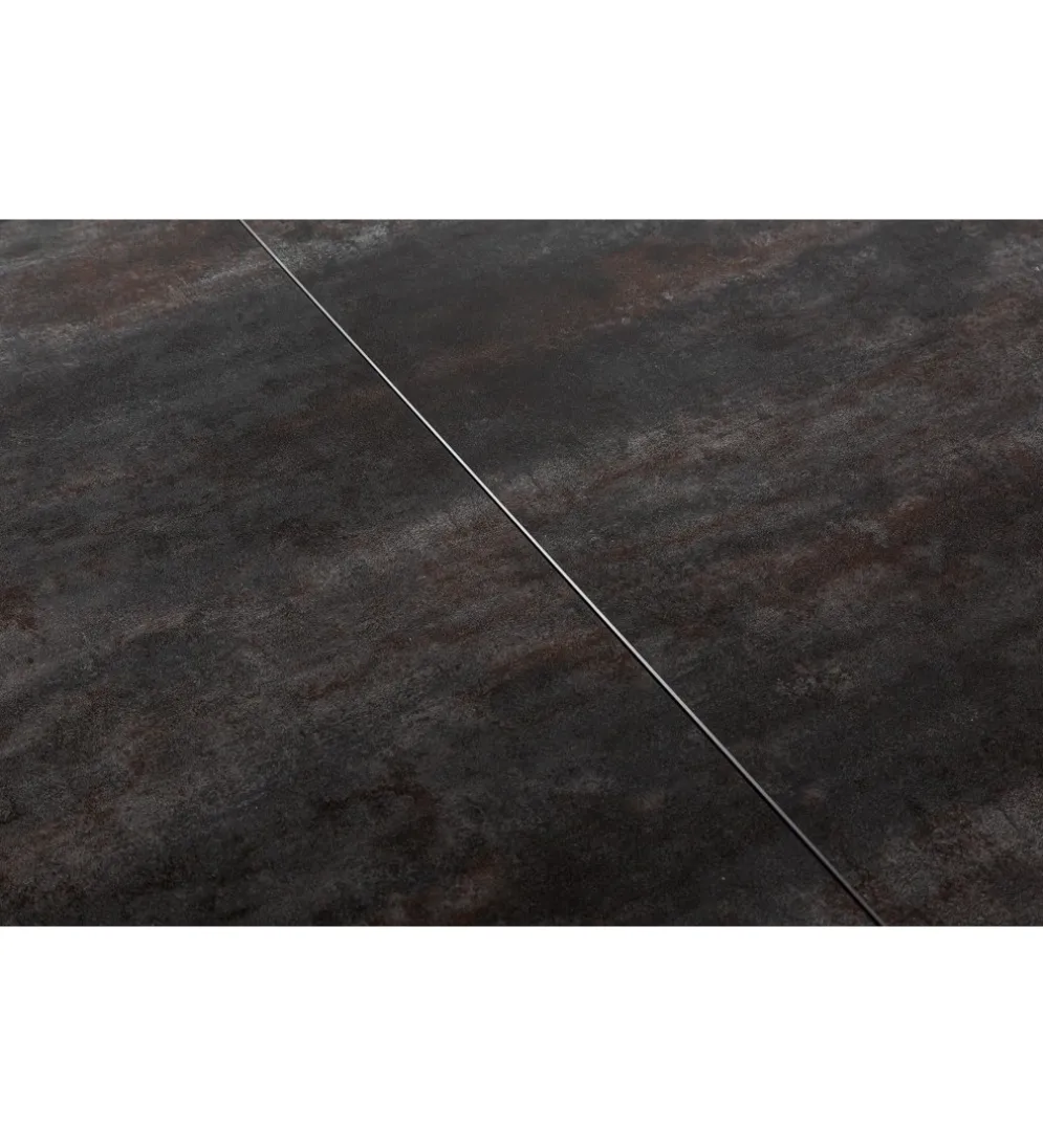 Stół Rozkładany ONTARIO Euphoria 180 Cm - 220 Cm - 260 Cm ceramika antracytowy Lava