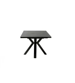 Stół rozkładany PALLINI 150 cm x 90 cm - 120 cm - 150 cm ceramika antracytowy