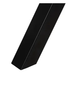 Stół rozkładany PATARASO 120 cm ceramika szara nogi czarne