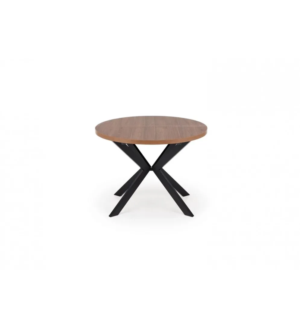 Stół rozkładany PERONI II 100 cm - 250 cm w optyce drewna orzech