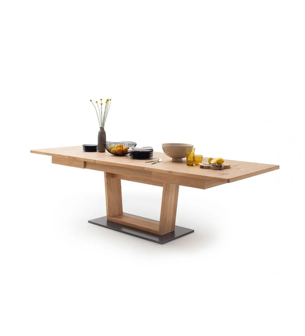 Stół rozkładany PORTLAND 180 cm - 280 cm w kolorze dębowym
