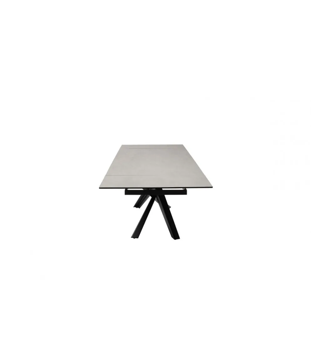 Stół rozkładany TESERO 200 cm - 250 cm - 300 cm ceramika antracytowa