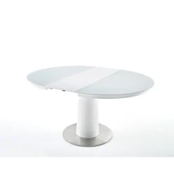 Stół rozkładany WARIS 120 cm - 160 cm biały