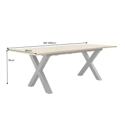 Stół rozkładany WILD 160 cm do 200 cm naturalny outlet