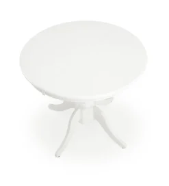 Stół rozkładany WILLIAM 90 cm - 124 cm biały