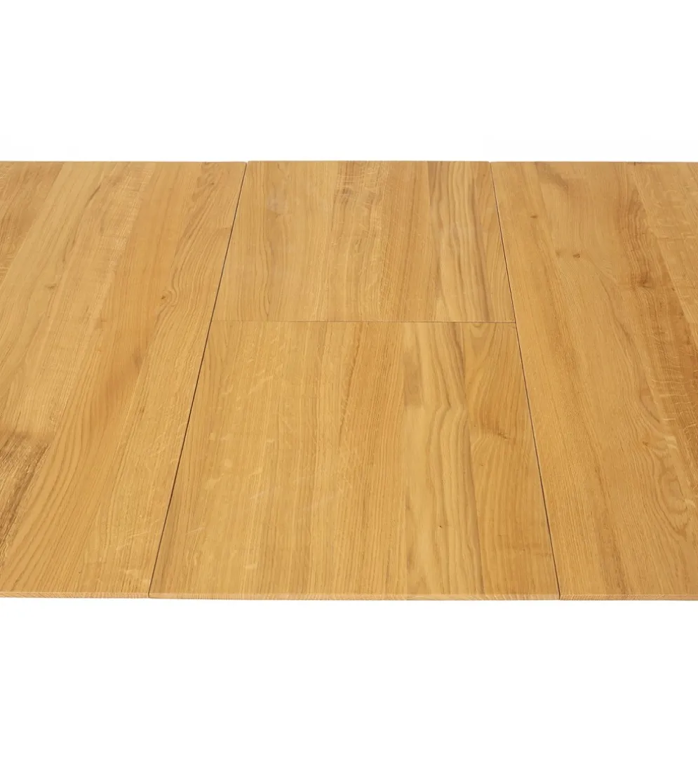 Stół rozkładany ZANDI 120 cm - 157 cm drewno dąb