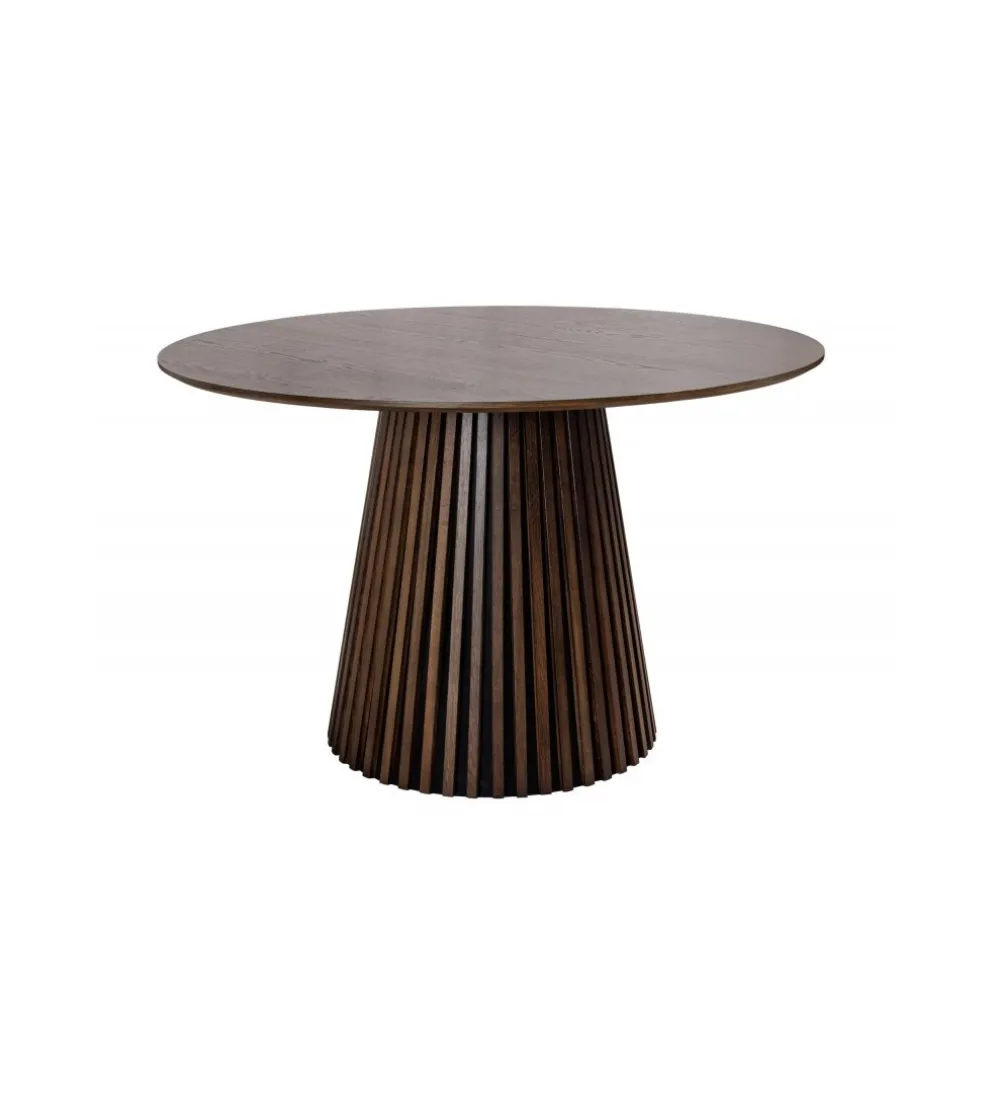 Stół SANZA 120 cm w optyce dąb ciemny