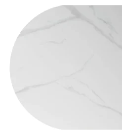 Stół TRANKY 180 x 90 cm brązowy blat ceramika