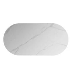 Stół TRANKY 180 x 90 cm brązowy blat ceramika