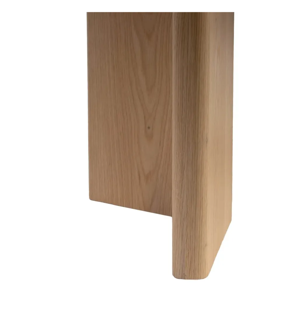 Stół TRANKY 180 x 90 cm brązowy blat ceramika