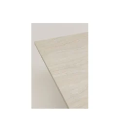 Stół TRAVERTINO 160 x 90 cm naturalny beżowy