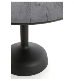 Stół TUNJA 120 cm czarny