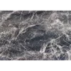 Stół UNIQUE 120 cm okrągły ceramiczny blat efekt czarny marmur