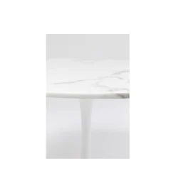 Stół VENETO 110 cm marmur biały