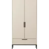 Szafa ADAM 200 cm drewno sosny dust