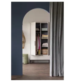 Szafa ADAM 200 cm drewno sosny dust
