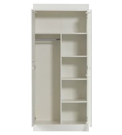 Szafa CONNECT 175 cm drewno sosny biała