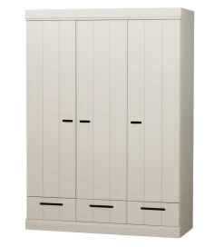 Szafa DRAWER 195 x 140 cm drewno sosna dust