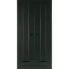 Szafa DRAWER 195 x 94 cm  drewno sosna czarna