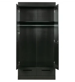 Szafa DRAWER 195 x 94 cm  drewno sosna czarna