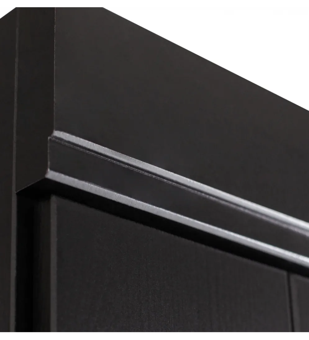 Szafa DRAWER 195 x 94 cm drewno sosna czarna